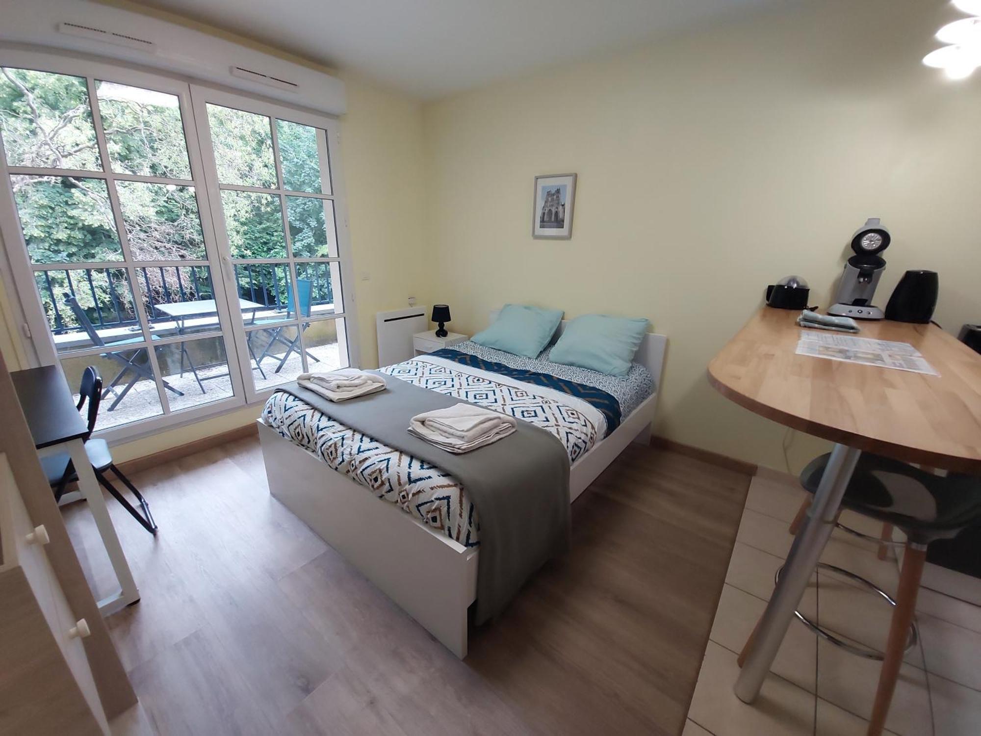 Bonvallet - Studio paisible et chaleureux avec balcon Amiens Extérieur photo